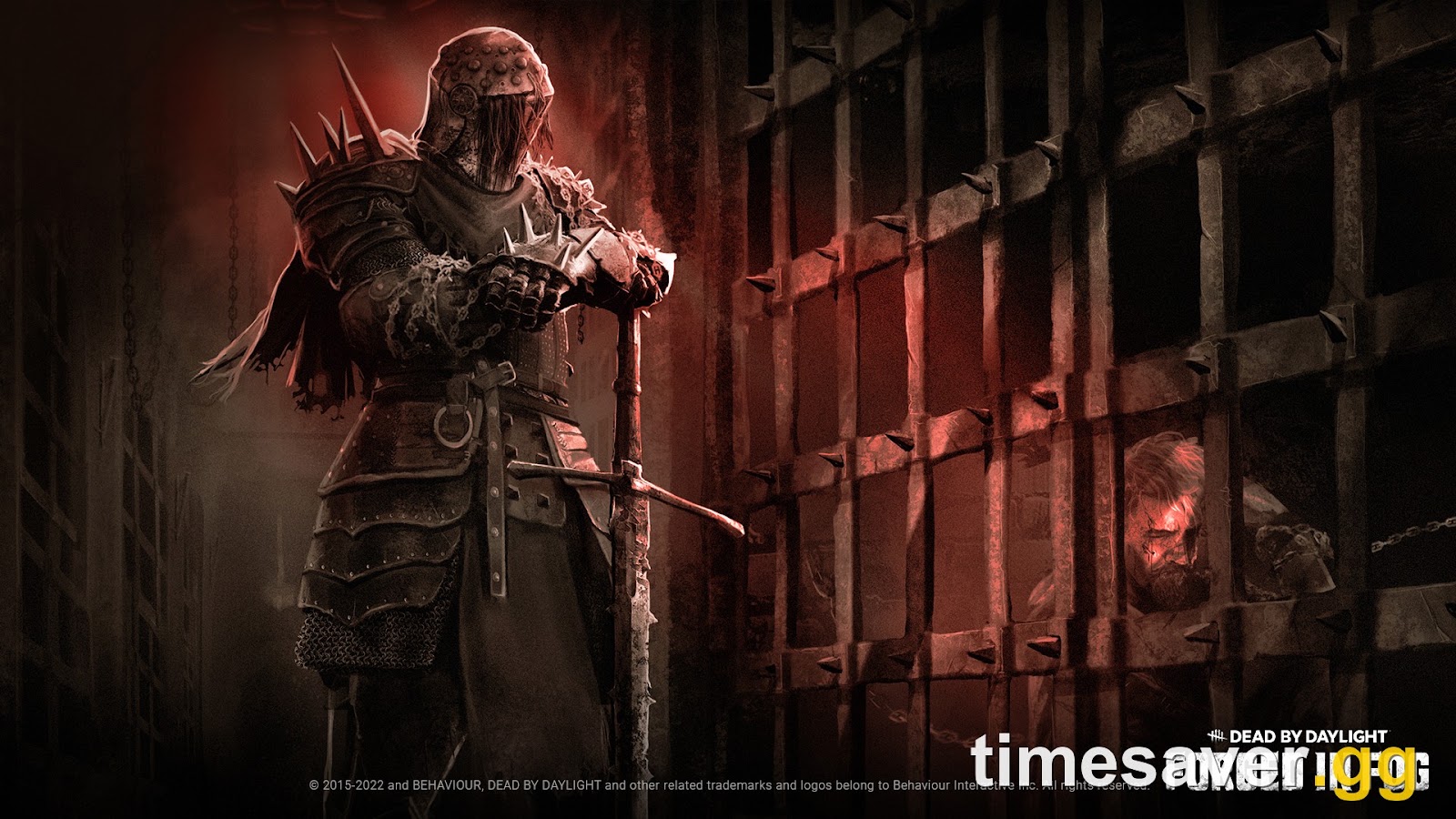 Official Dead by Daylight Forged in Fog key art showing the Knight and his guards in the Fog