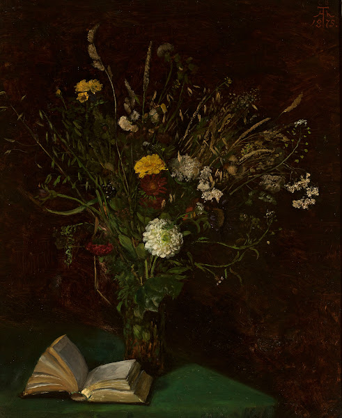 Vase with flowers 1875