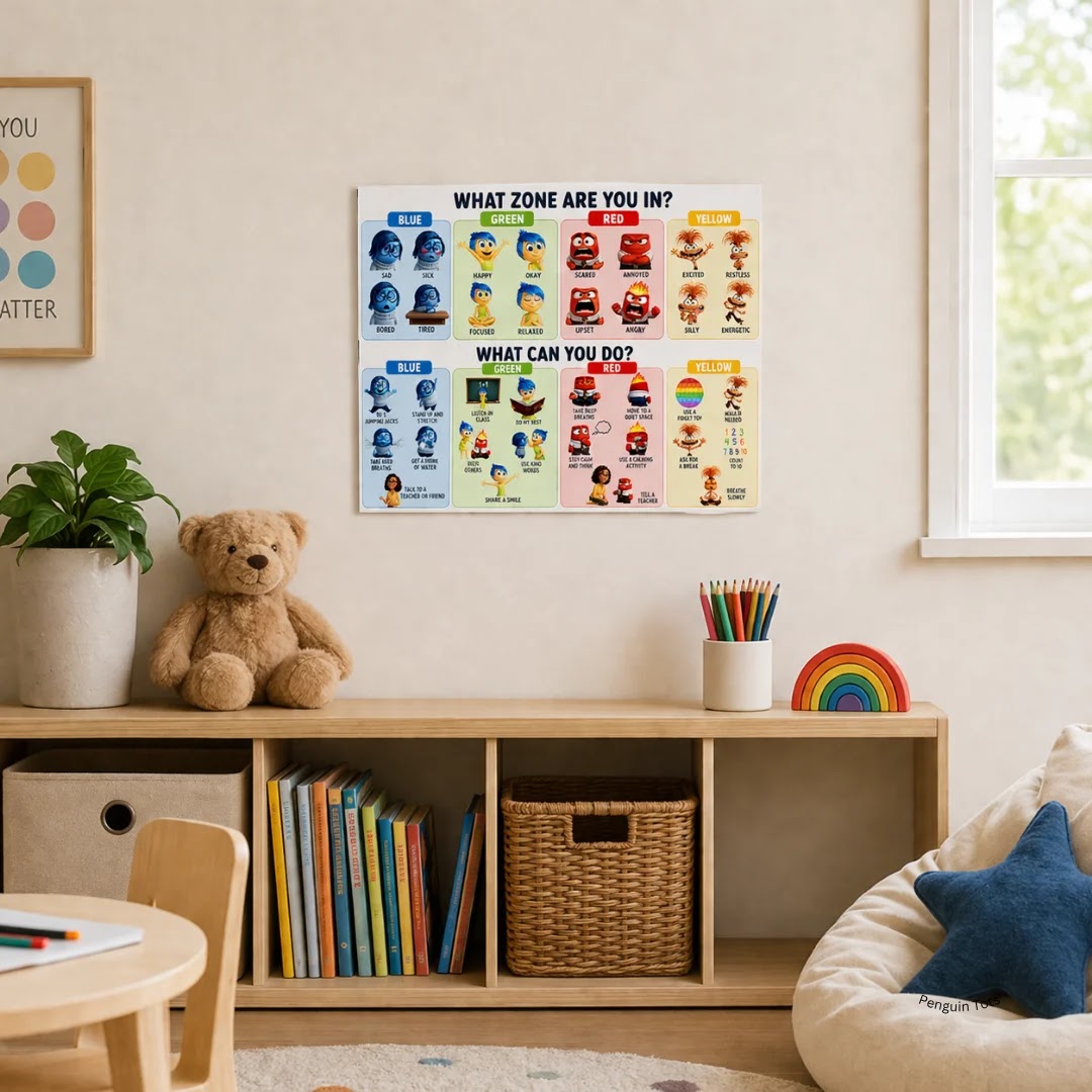 What Zone Are You In? & What Can You Do? – Emotional Regulation Activity Set for Kids