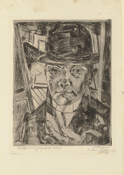 Self Portrait in Bowler Hat 1921