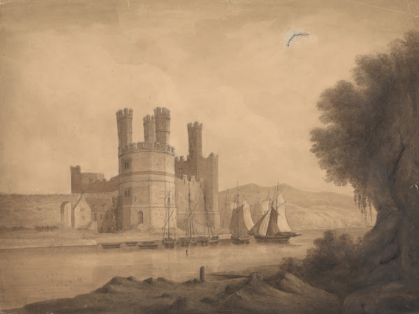 Caernarvon Castle Eagle Tower ca 1809