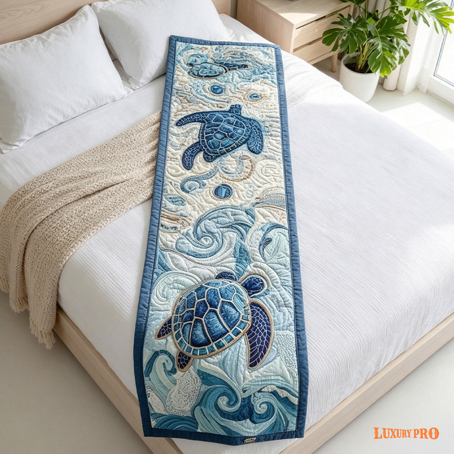 Free-Stitch Bed Skirt [Colored Edge]