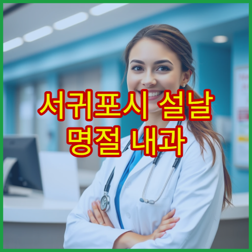 서귀포시 설날 명절 내과 진료 병원 어디서 받을까
