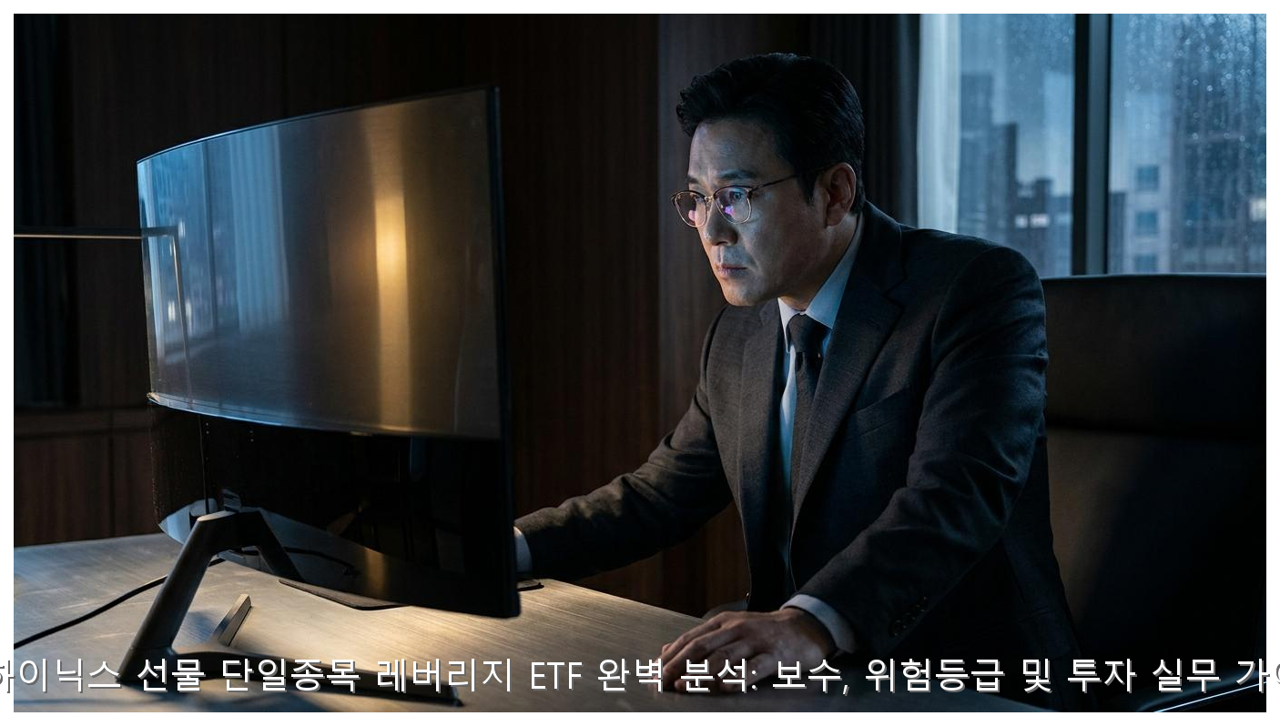 SK하이닉스 선물 단일종목 레버리지 ETF 완벽 분석: 보수, 위험등급 및 투자 실무 가이드 핵심 안내 및 분석 인포그래픽 (4)