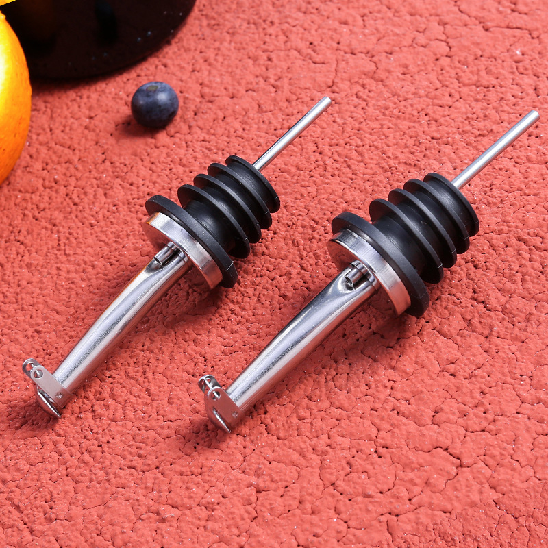 Stainless Steel Pourer with Automatic Closure