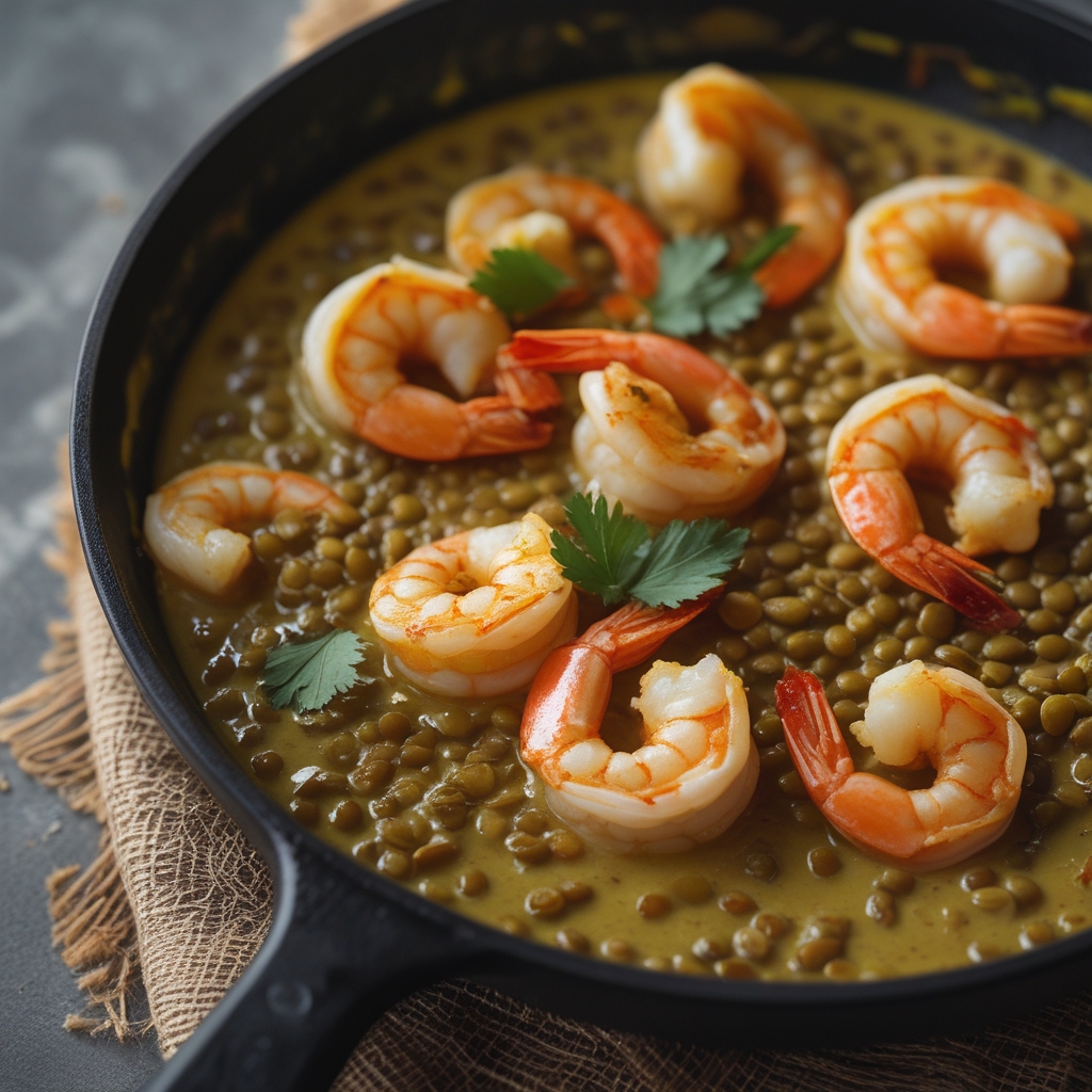 Final Coconut Curry Shrimp & Lentil Skillet – 30‑Minute Protein Power