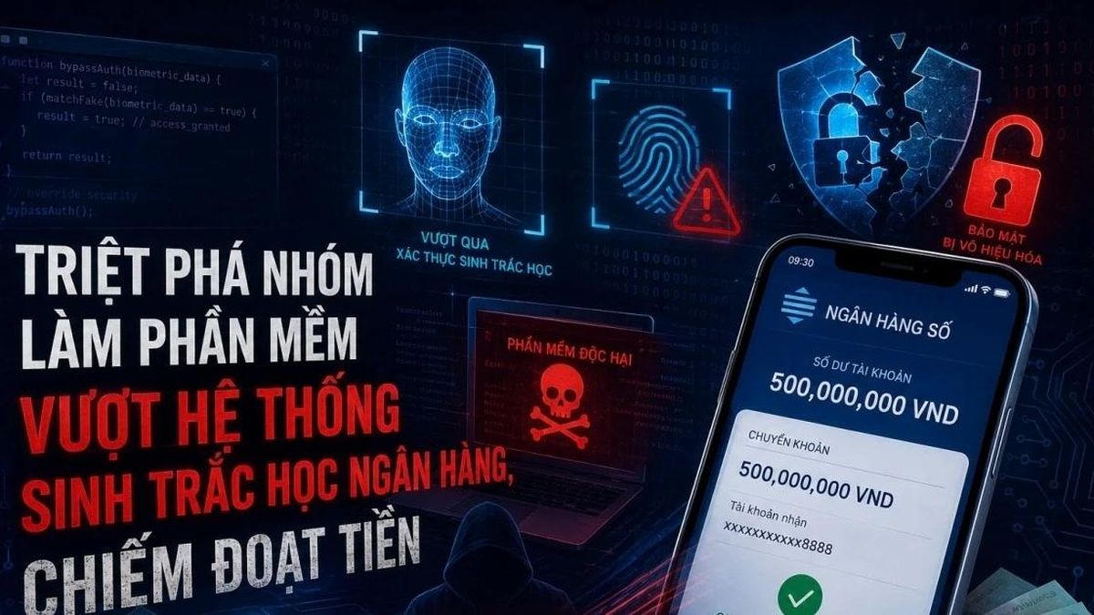 [VIDEO] Công an Hà Nội triệt phá nhóm làm phần mềm vượt sinh trắc ngân hàng - Báo Tri thức &amp; Cuộc sống