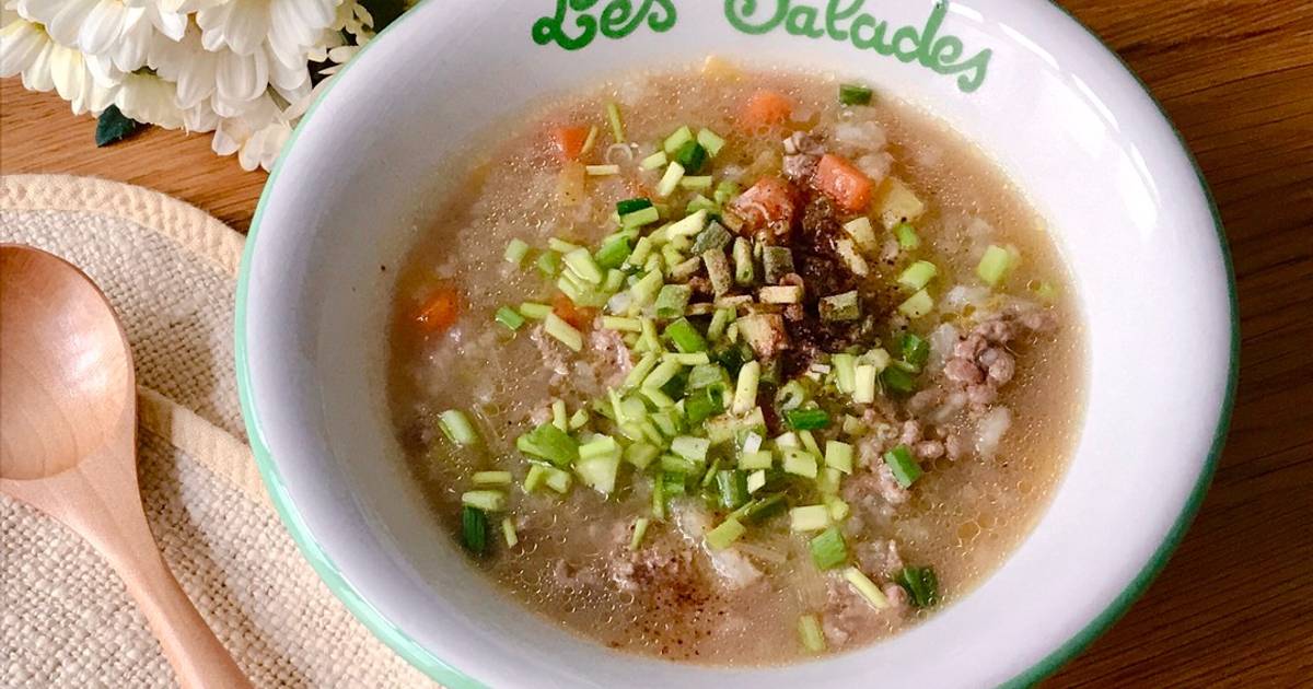 Cháo Gạo Rang Bò Bằm