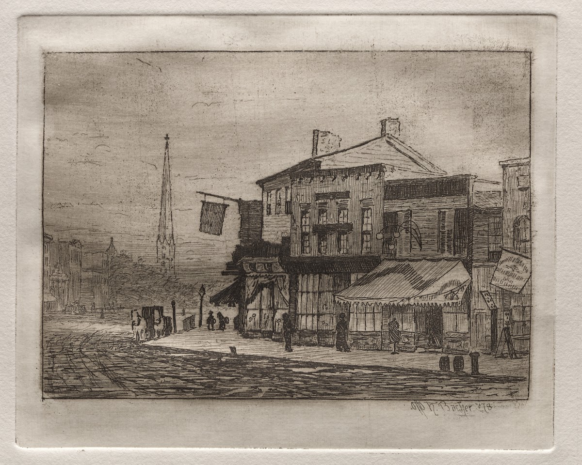 Eagle Street and Woodland Avenue 1878