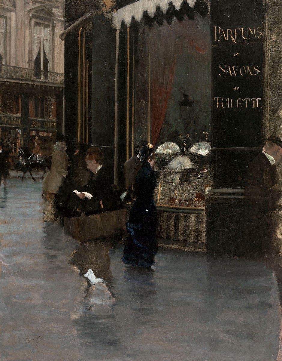 La parfumerie Violet à langle du boulevard des Capucines et de la rue Scribe 188
