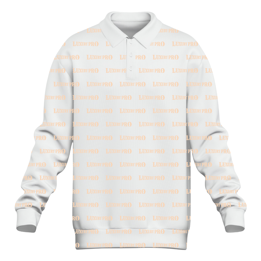 3D Long-sleeved button- polo