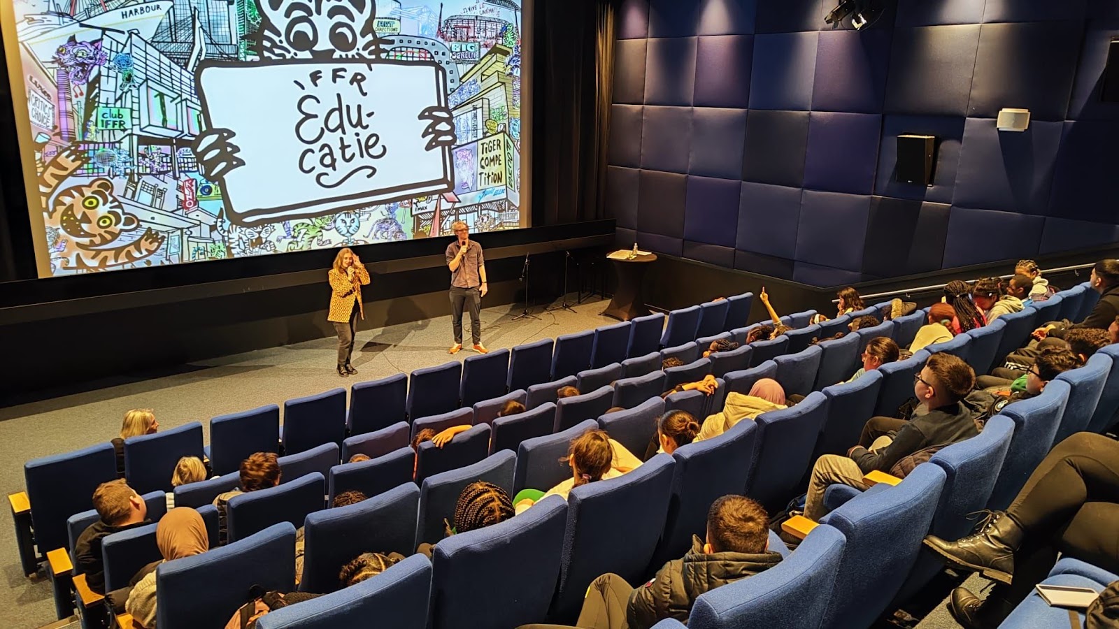 Wouter Dijkstra during a Q&A at IFFR