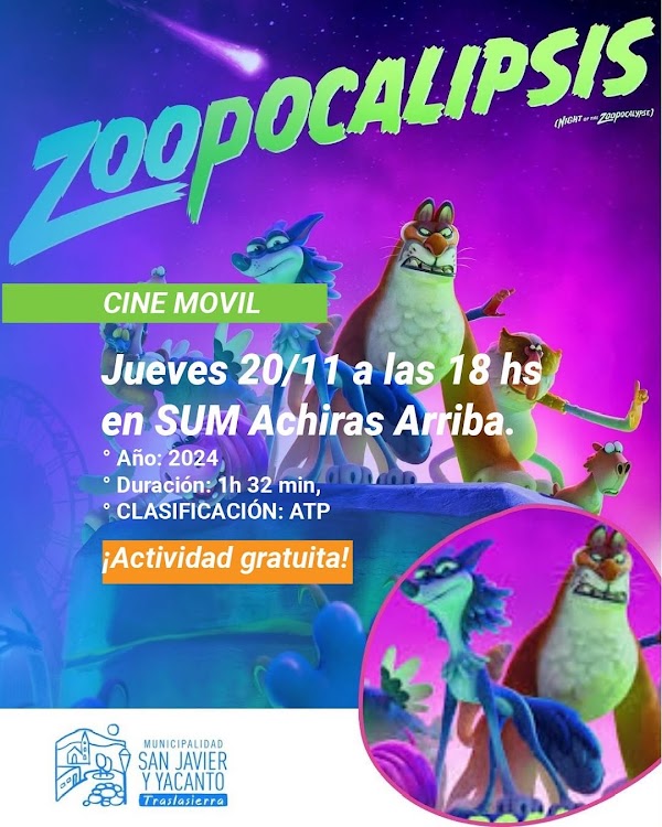 Cine Móvil: Zoopocalipsis 🎬