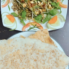 Món ăn đã thành công, món ăn này ăn kèm bánh đa nhé.