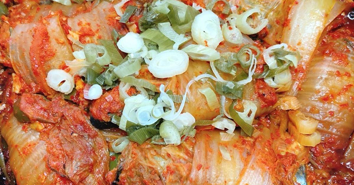 Cá kho kimchi kiểu Hàn