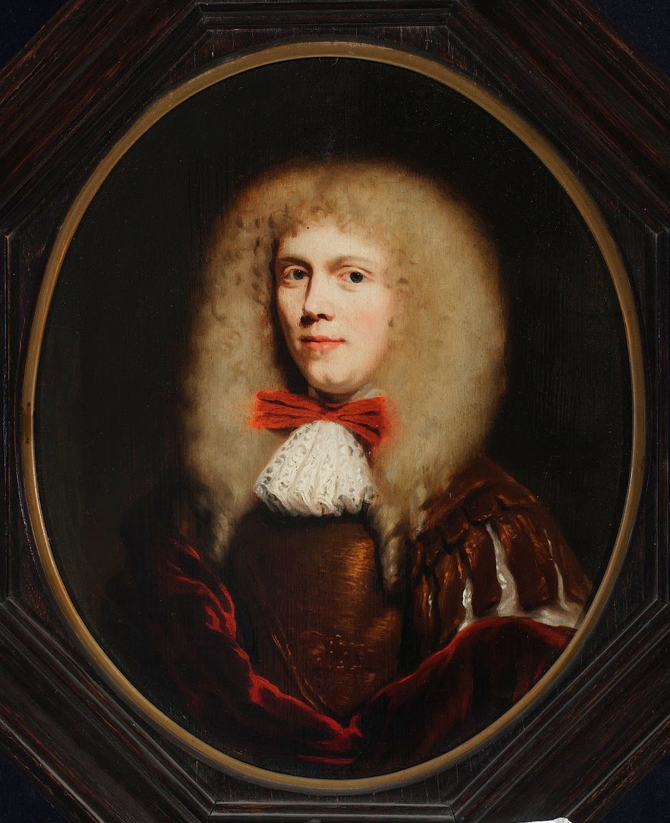 Portrait of a man in a wig c 1670 1680