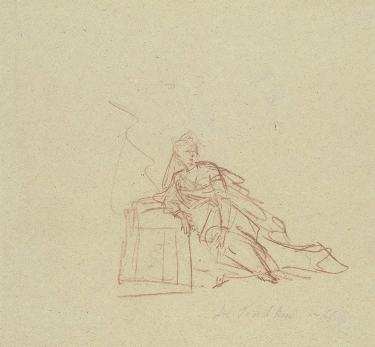 Resting lady 1766