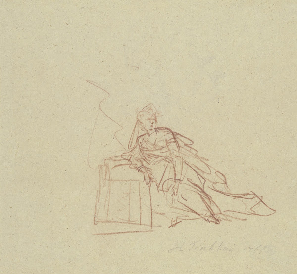Resting lady 1766