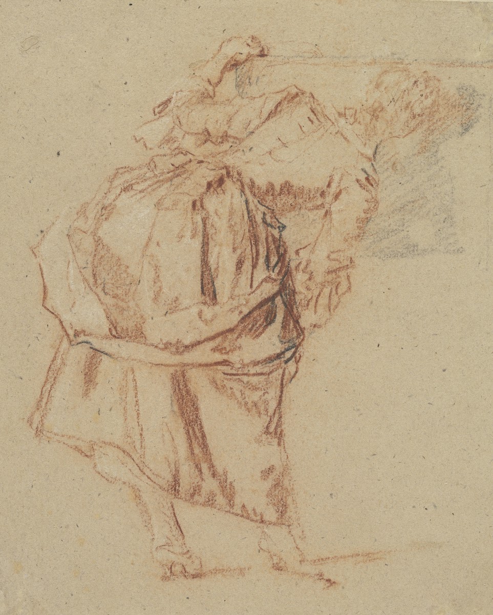 A Young Woman Looking in a Mirror 1742 1743