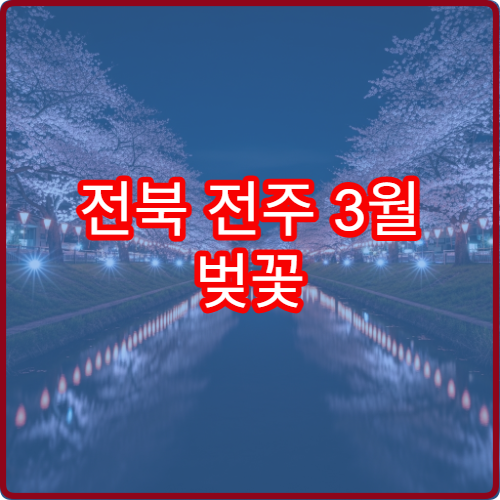 전북 전주 3월 벚꽃 한복쇼 무료 관람 시간대 정보