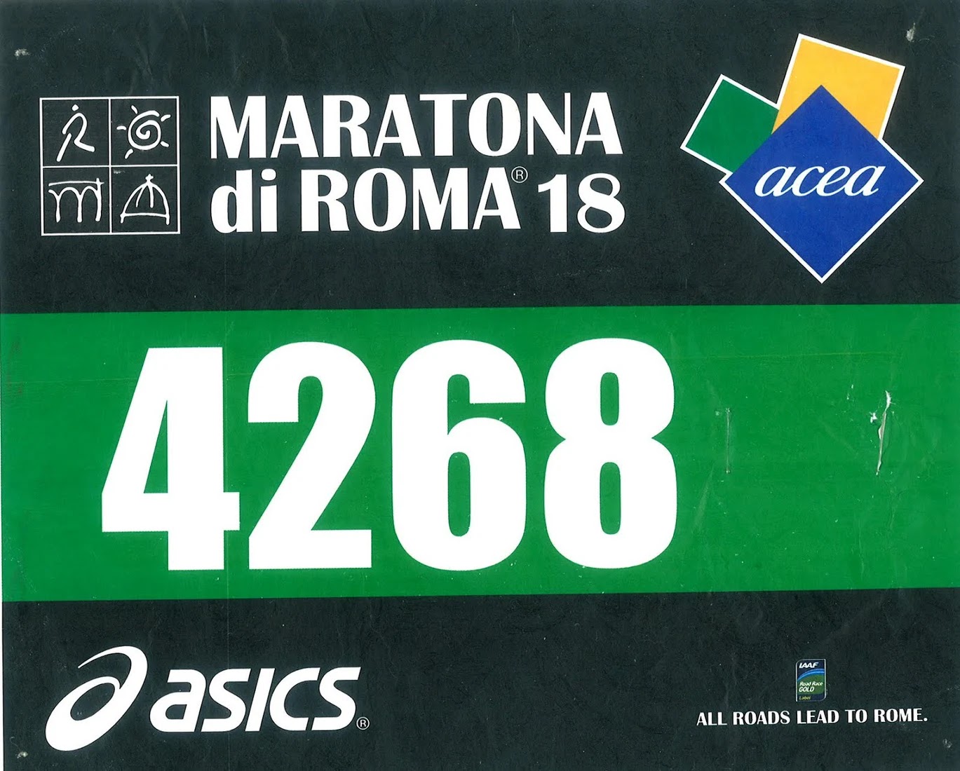 Dorsal de Maratona di Roma