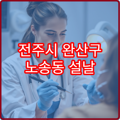 전주시 완산구 노송동 설날 한의원 진료 병원 운영시간