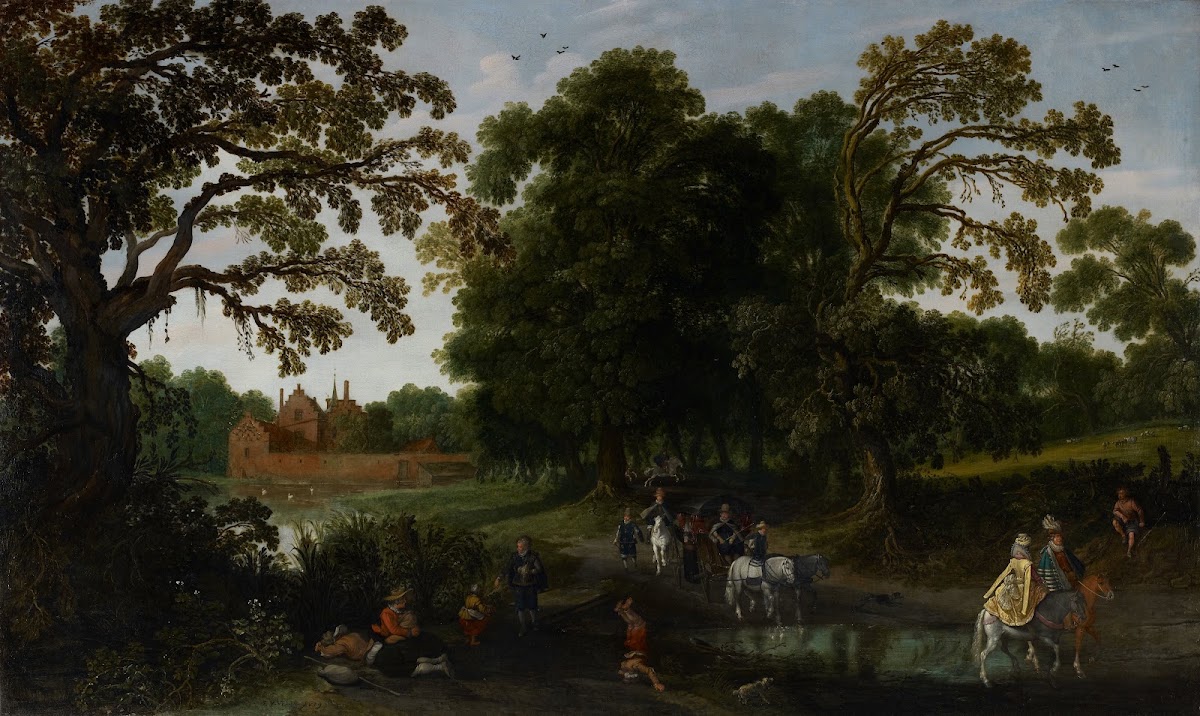 Courtly Procession before Abstpoel Castle 1619