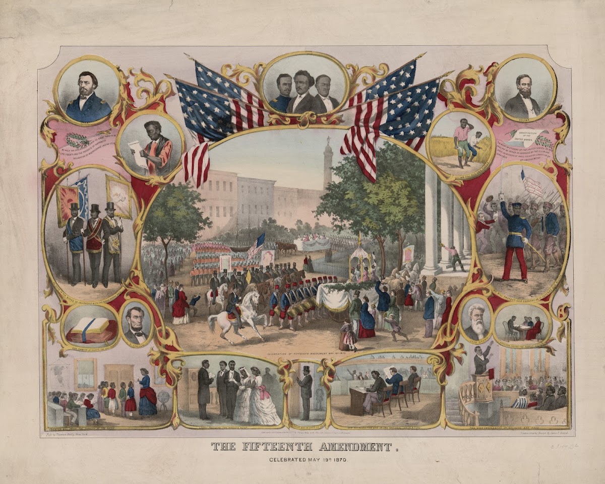 The Fifteenth Amendment Celebrated May 19th 1870 1870