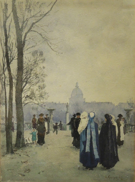 Stroll in the park between 1891 and 1893