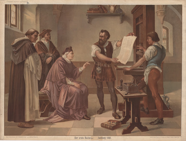 Der Erste Buchdruc Bamberg 1461 19th Century