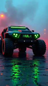 Clean Futuristic Corridor with Blue Floor Lighting