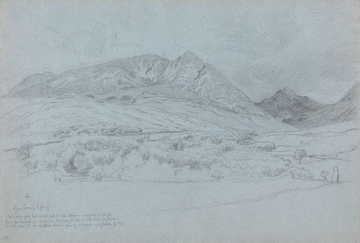 Fra Glen Sannox Arran Skottland 1877