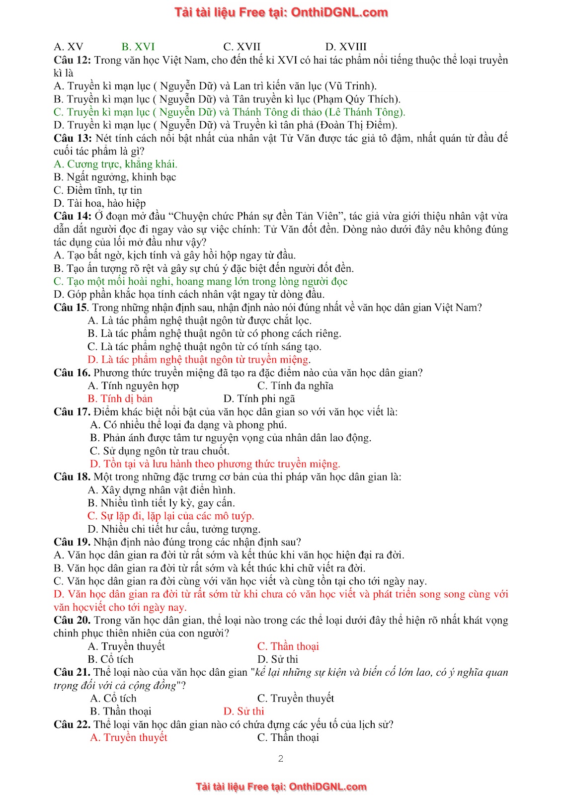 39 Đề ôn HSA - ĐỊnh tính