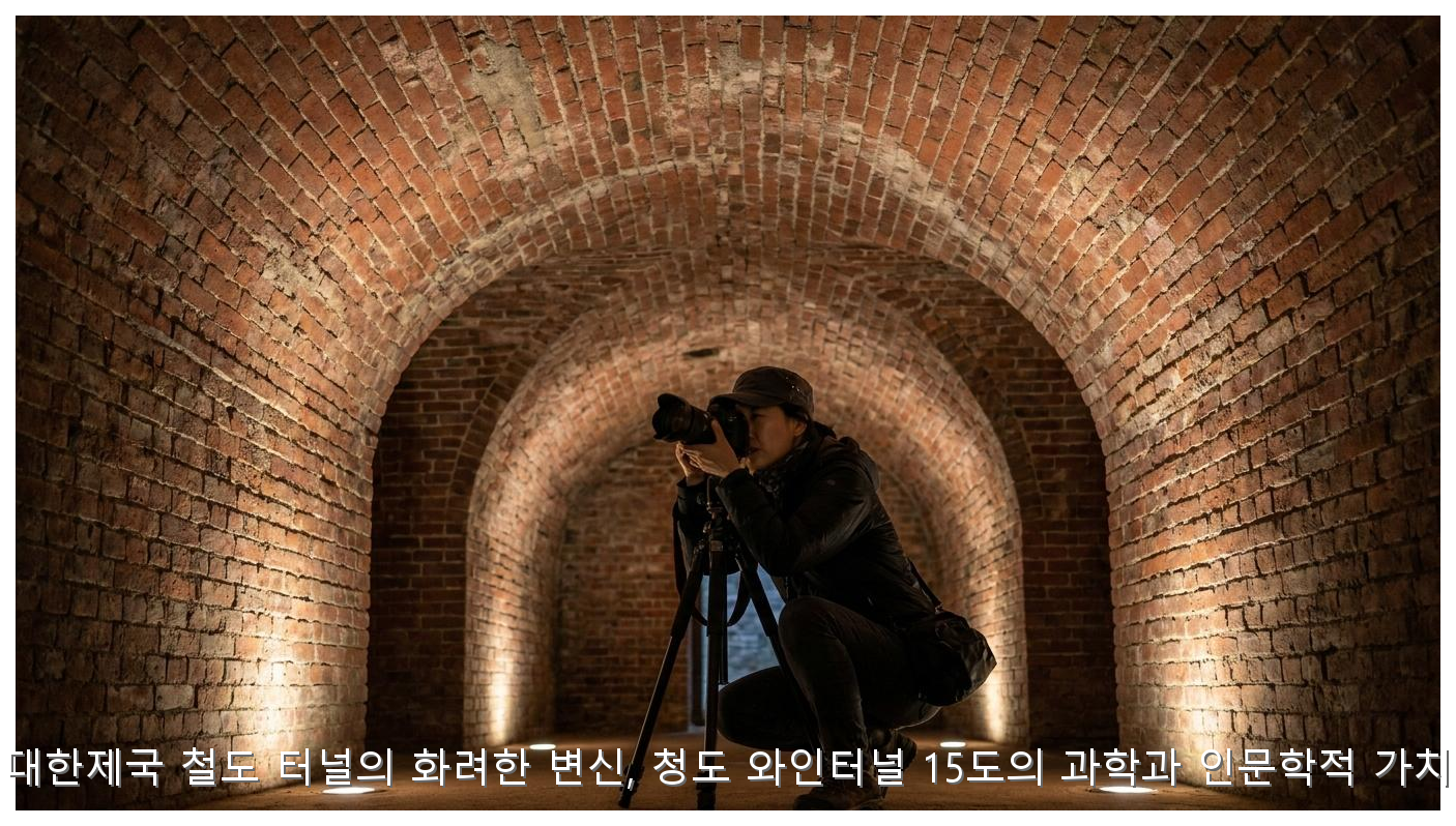 대한제국 철도 터널의 화려한 변신, 청도 와인터널 15도의 과학과 인문학적 가치 핵심 안내 및 분석 인포그래픽 (3)