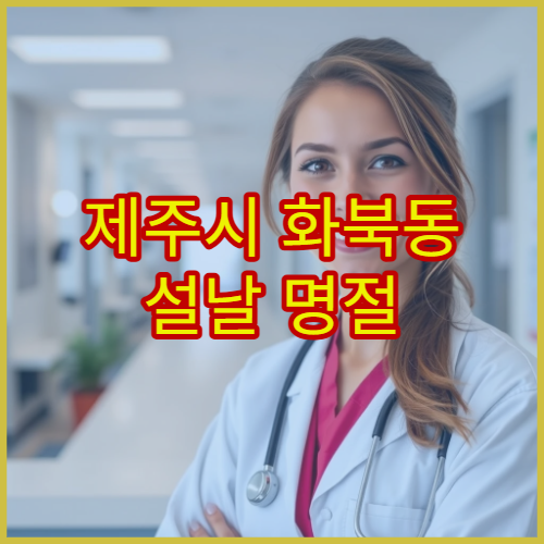 제주시 화북동 설날 명절 한의원 연휴 진료 가능한 곳 허리·관절 통증 치료 정보