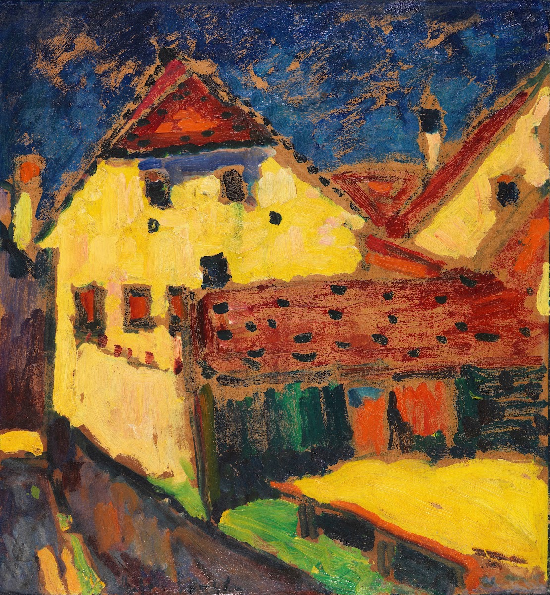 Gelbe Häuser 1909