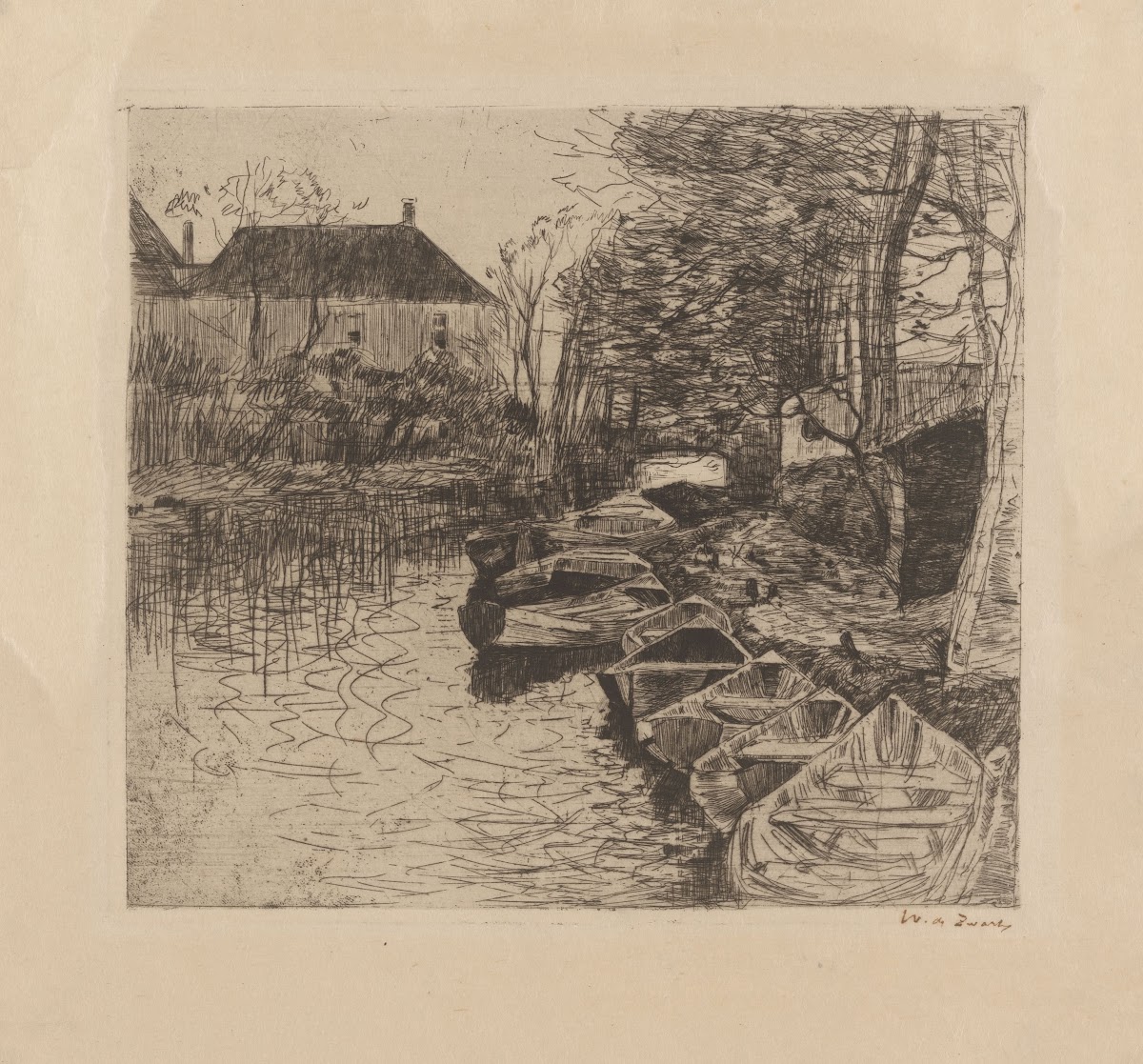 Botenverhuur Roeilust Loosduinse vaart 1890 1891