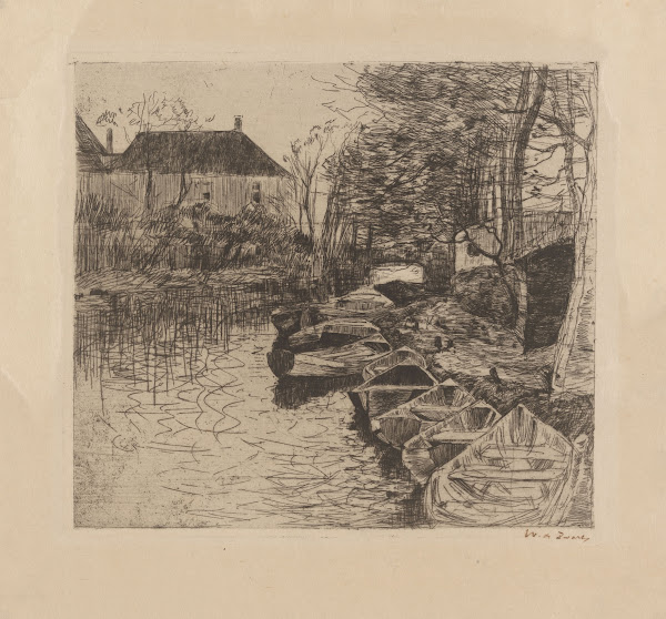 Botenverhuur Roeilust Loosduinse vaart 1890 1891