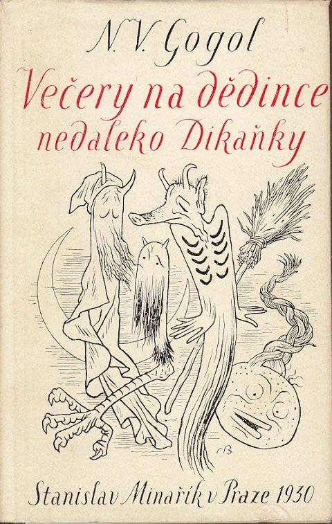 Večery na dědince nedaleko Dikaňky