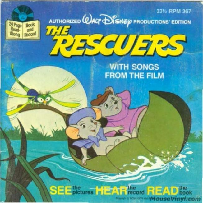 Bìa The Rescuers Read Along