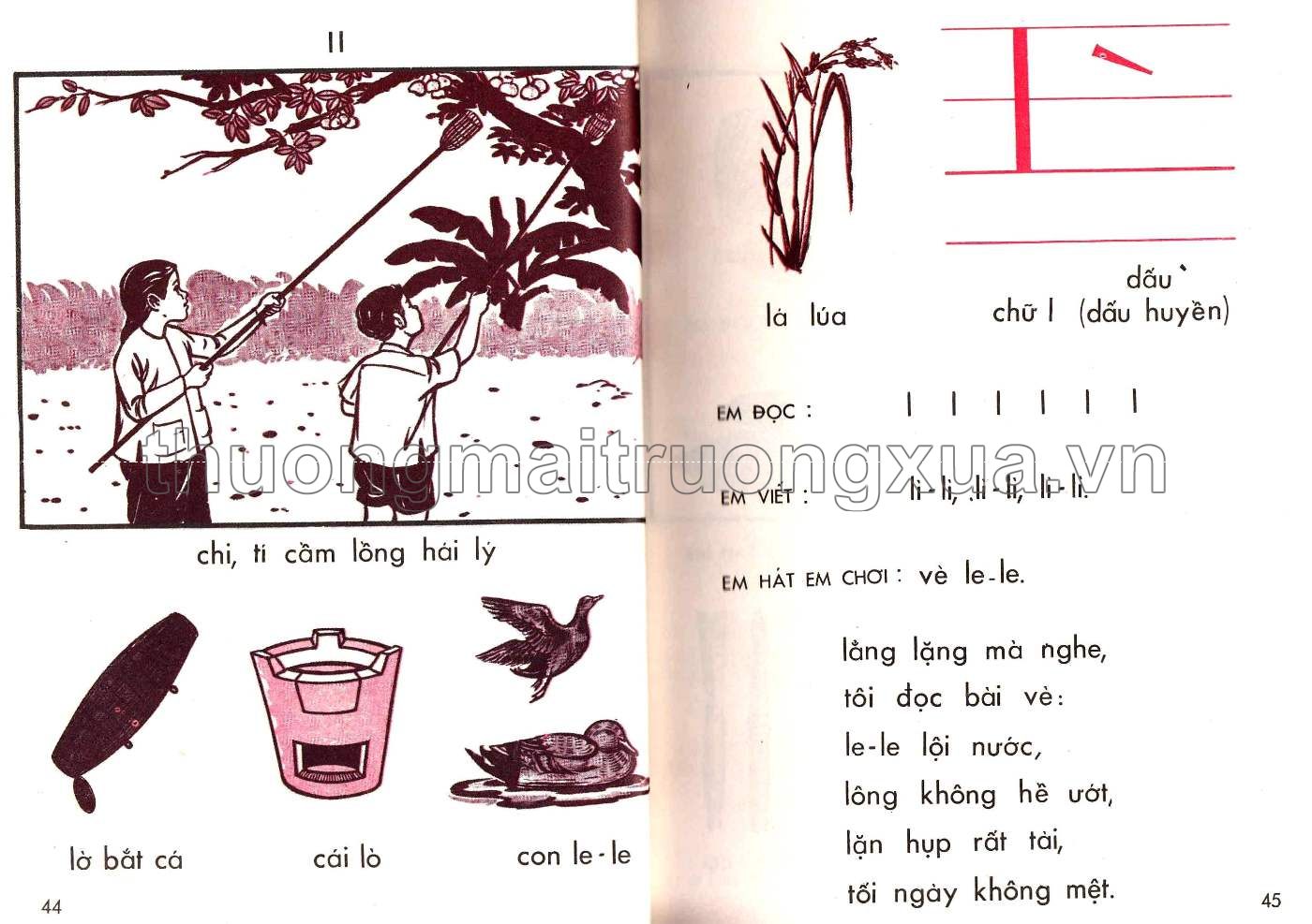 Em học vần lớp năm (1969) - Trang 23