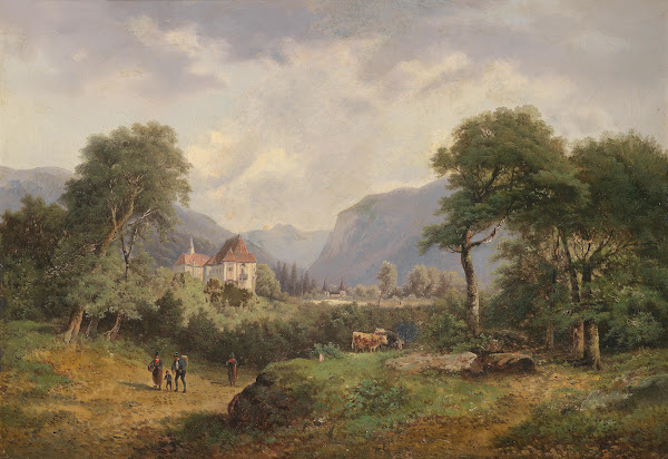 Partie beim Schloss