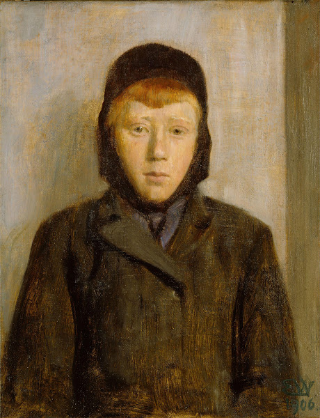 Ung rødhåret gutt 1906