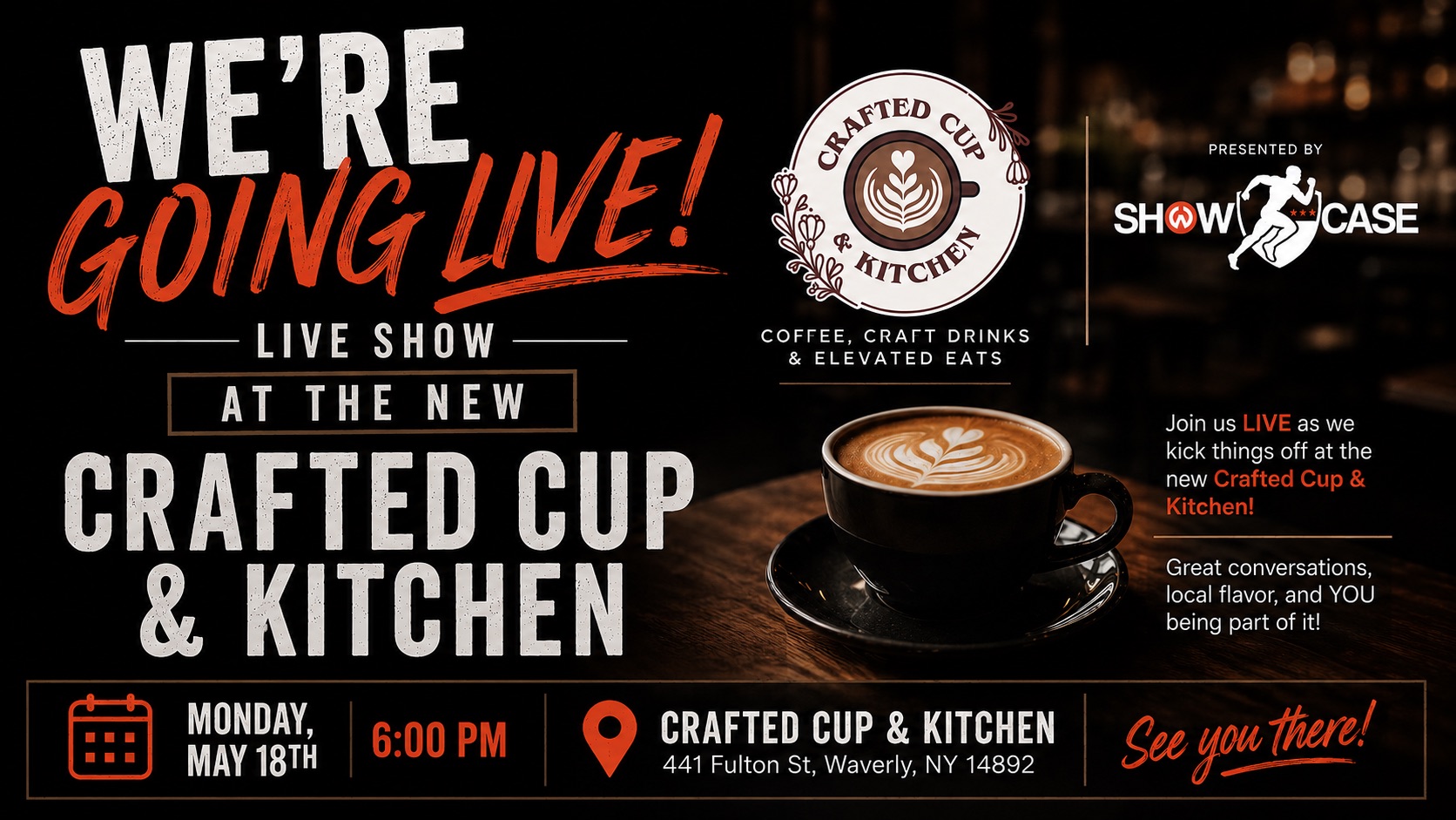 Showcase Spotlight - Live At Crafted Cup & Kitchen