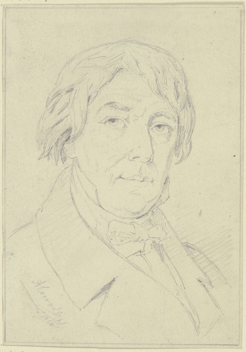Bildnis des Komponisten Schnyder von Wartensee 1854