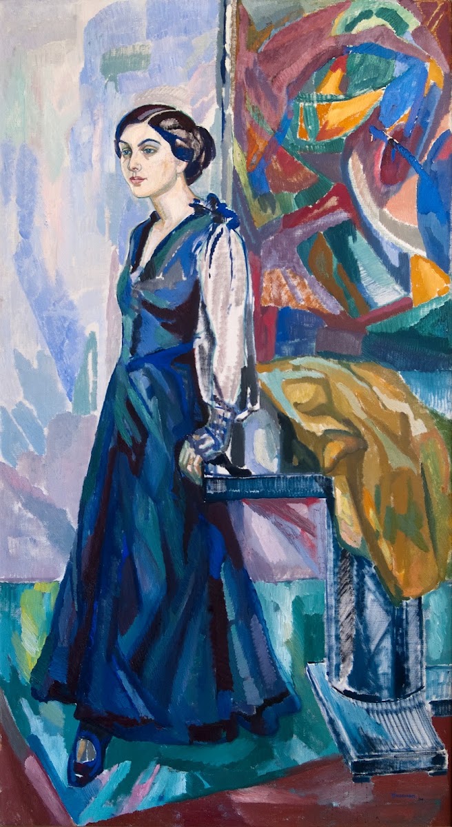Portrait of Mrs Carin Östberg 1916