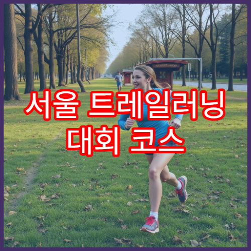 서울 트레일러닝 대회 코스 난이도와 추천 장비