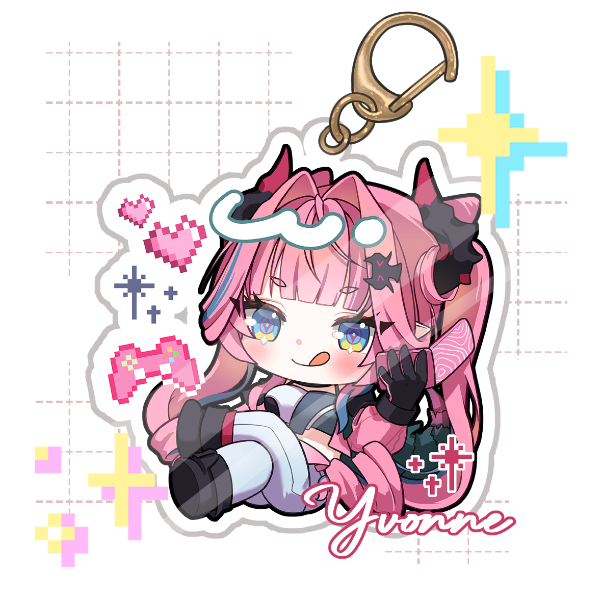 Yvonne Chibi Keychain By Hiudarat