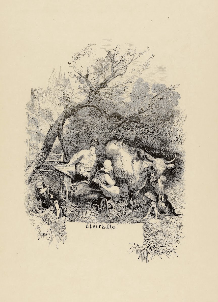 Les mois gastronomiques Le lait de mai 1877