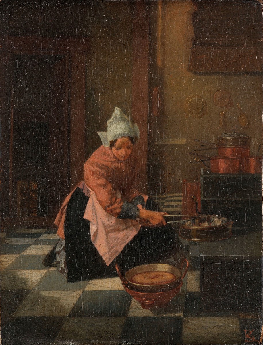 The Waffle Maker c 1850   c 1882